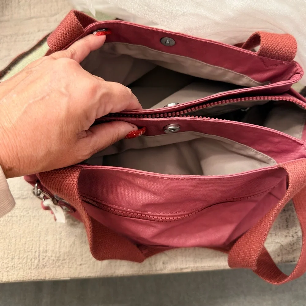 Kipling Raspberry Shoulder Bag - Picture 4 of 4